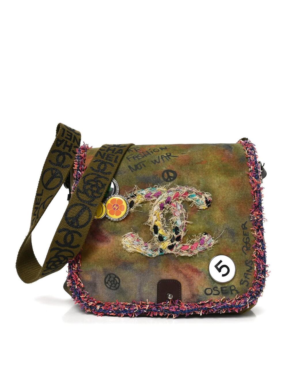 Chanel Washed Toile Graffiti On The #286713C13B